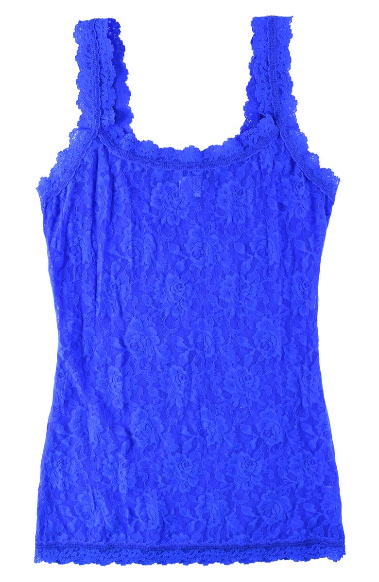 Hanky Panky Lace Camisole, Main, color, Sapphire