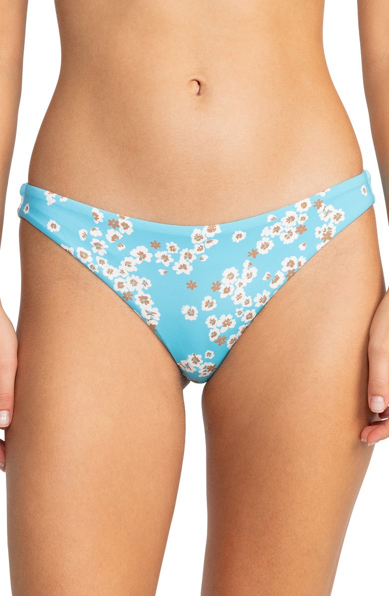 Roxy Beach Classics Cheeky Bikini Bottoms, Main, color,