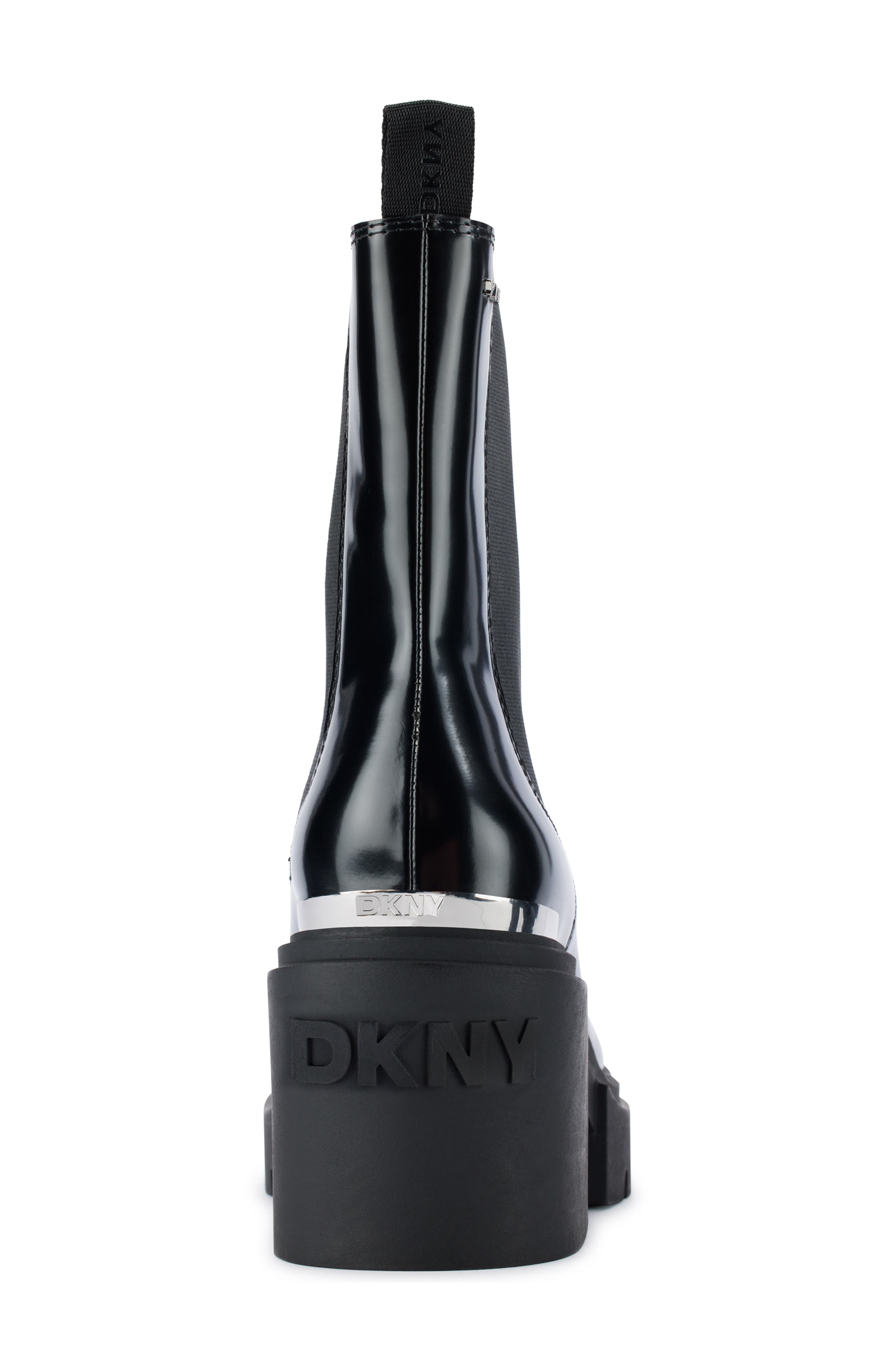 DKNY Thana Platform Chelsea Boot, Alternate, color, Black