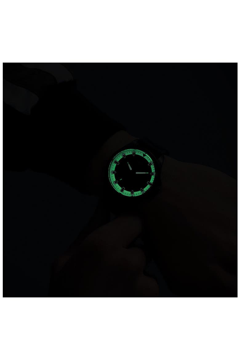 AO Fashion Iconic One Black Silicone Strap Watch, 40mm, Alternate, color, BLACK