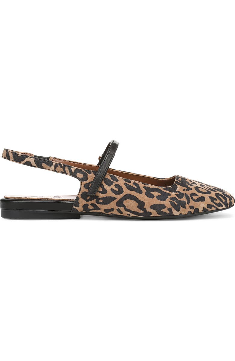 Naturalizer Connie Slingback Mary Jane Flat, Alternate, color, Leopard Print