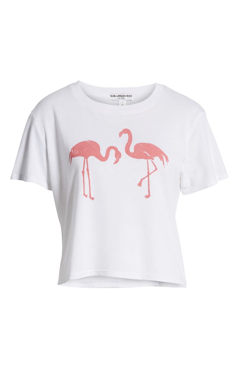 Sub_Urban Riot Dylan Flamingos Graphic Tee, Alternate, color, 