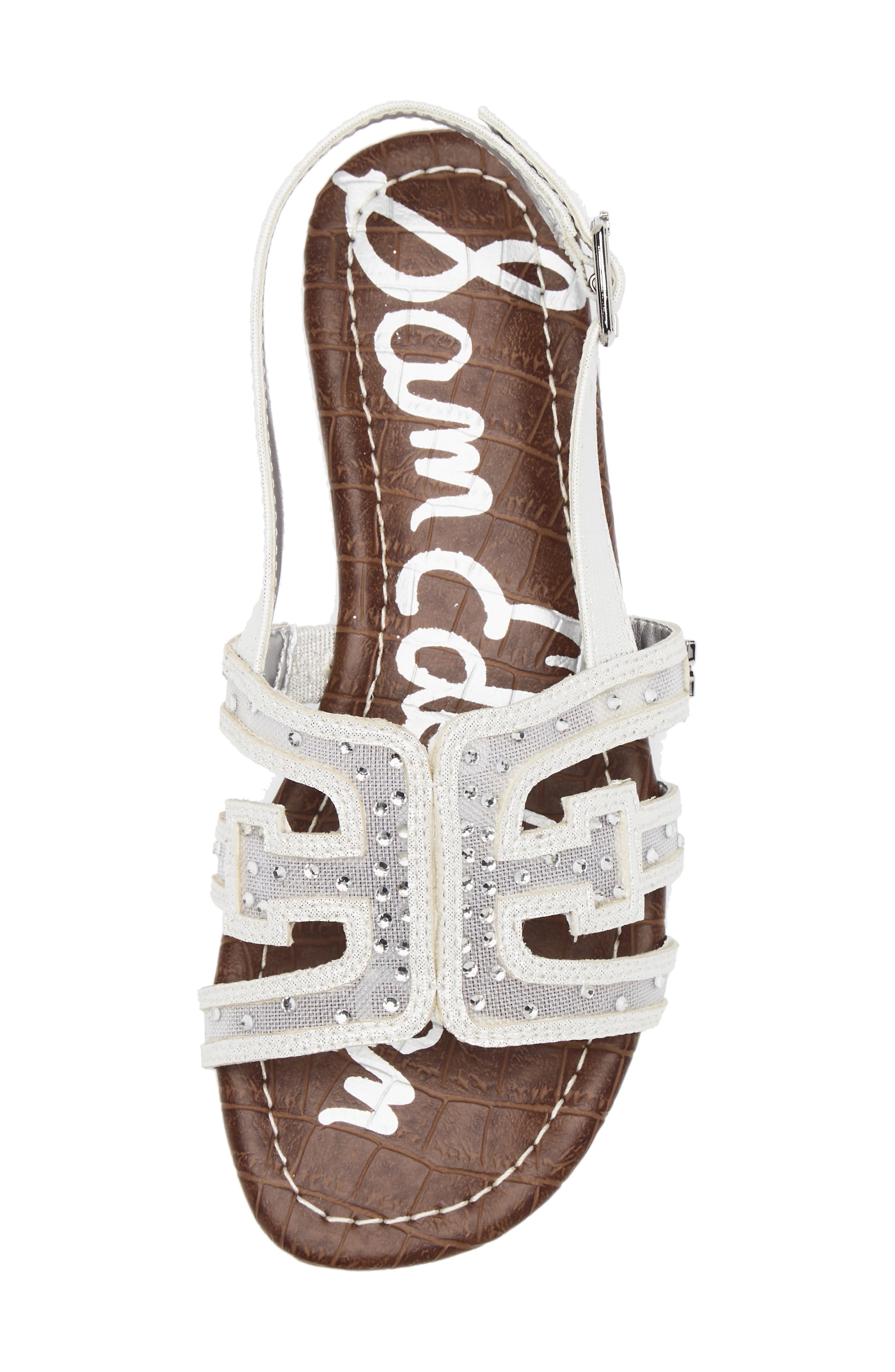Kids' Bella Slingback Sandal, Alternate, color, WHITE