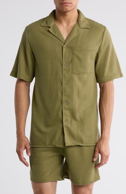 Camden Waffle Camp Shirt