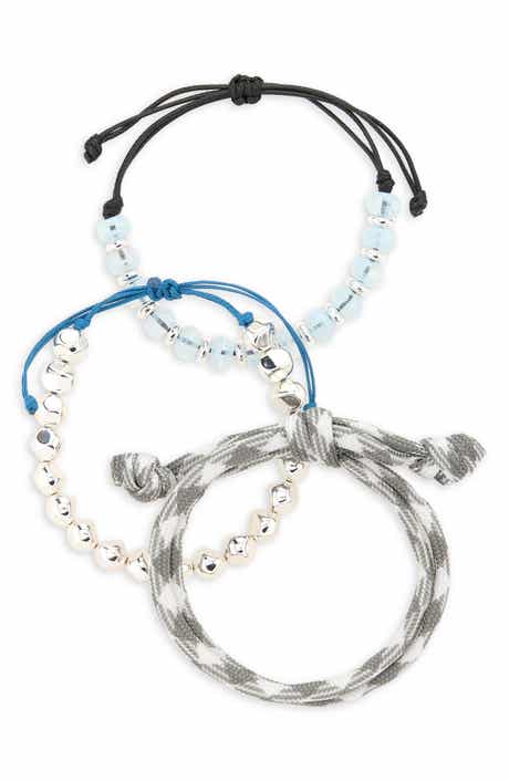 Leith 3-Pack Beaded Paracord Slider Bracelets