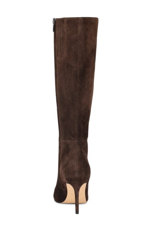 Nine West Women's Cook Tall Stiletto Dress Boots In Brown
