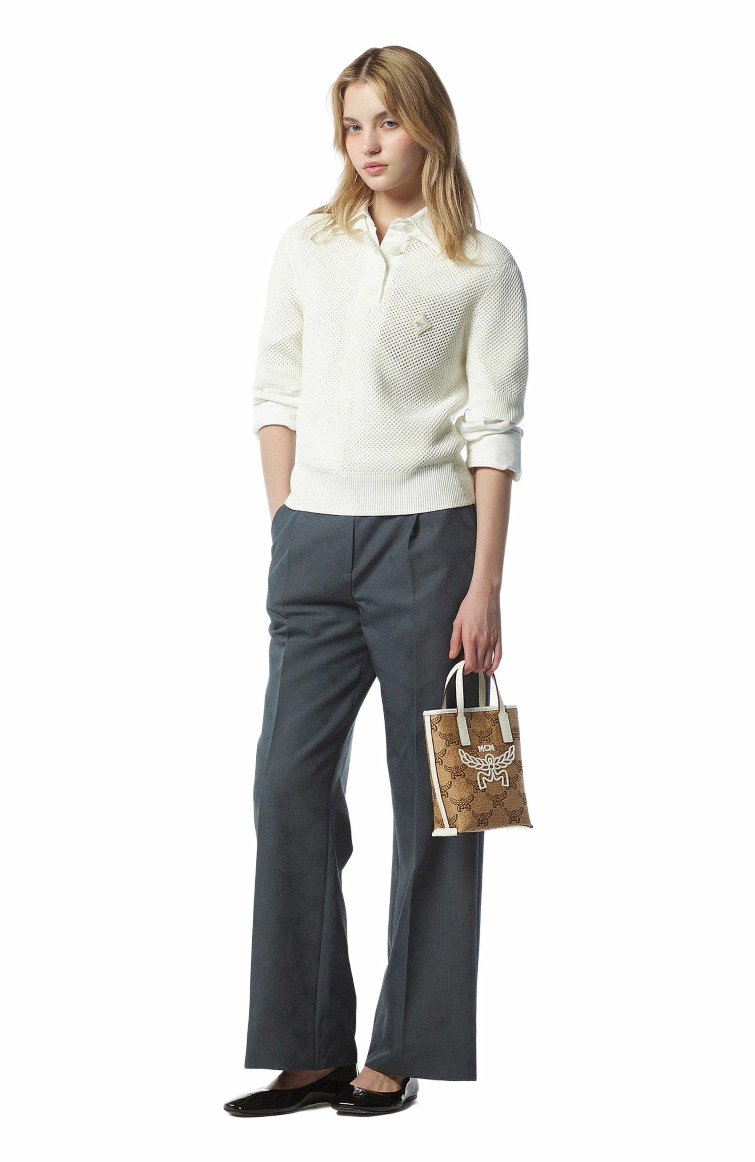 MCM Himmel Crossbody in Lauretos Raffia Jacquard, Alternate, color, 