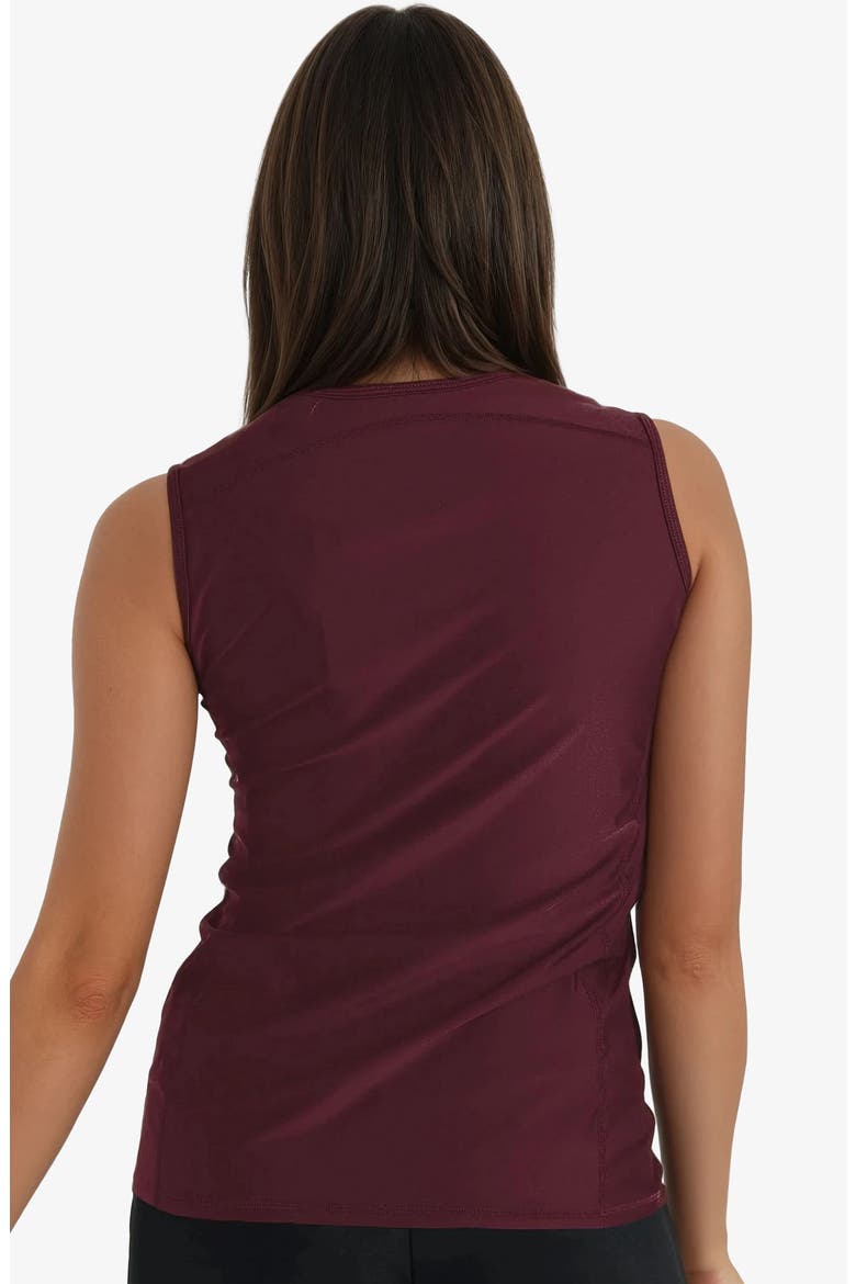 Loose Fit Maya Swim Top, Alternate, color, Wine