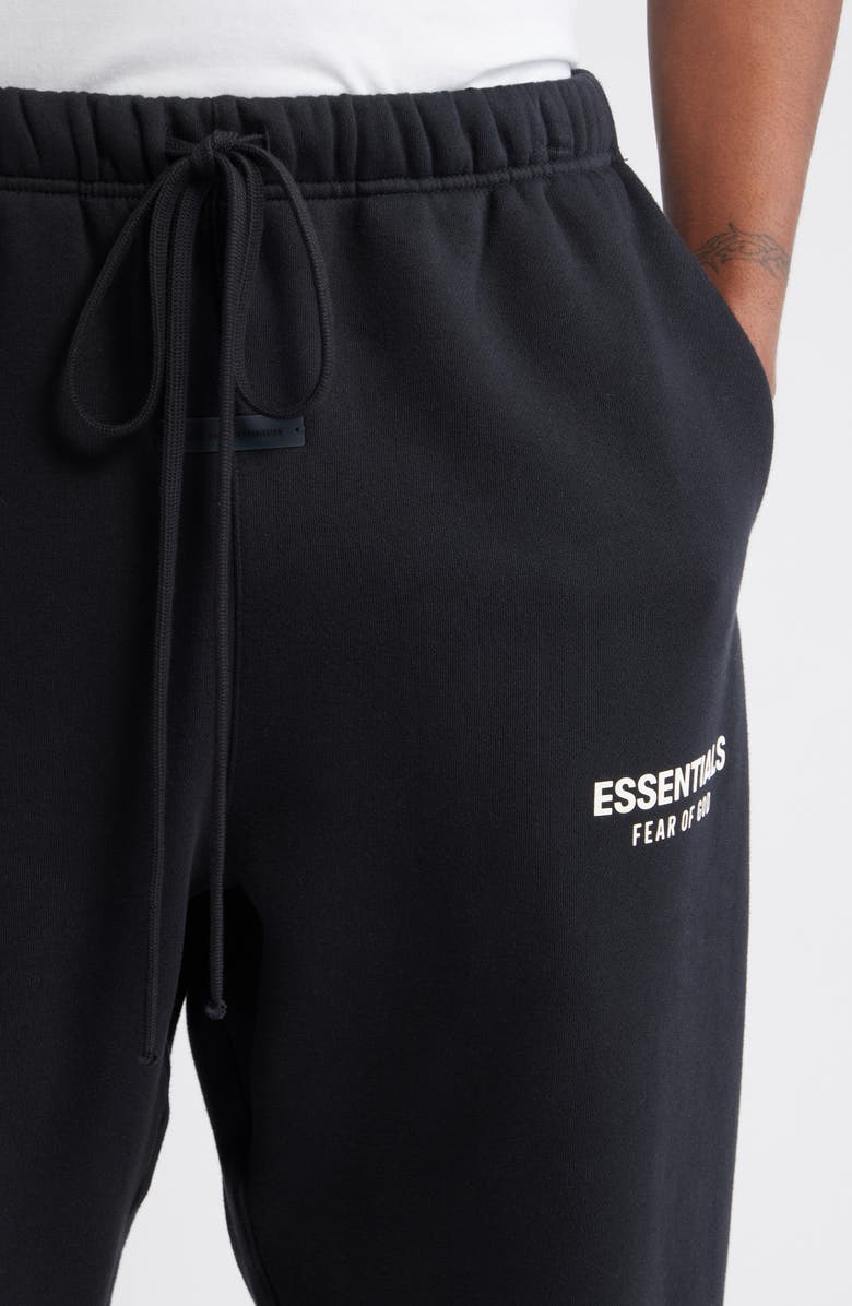 Fear of God Essentials Classic Fit Fleece Sweatpants, Alternate, color, Vintage Black