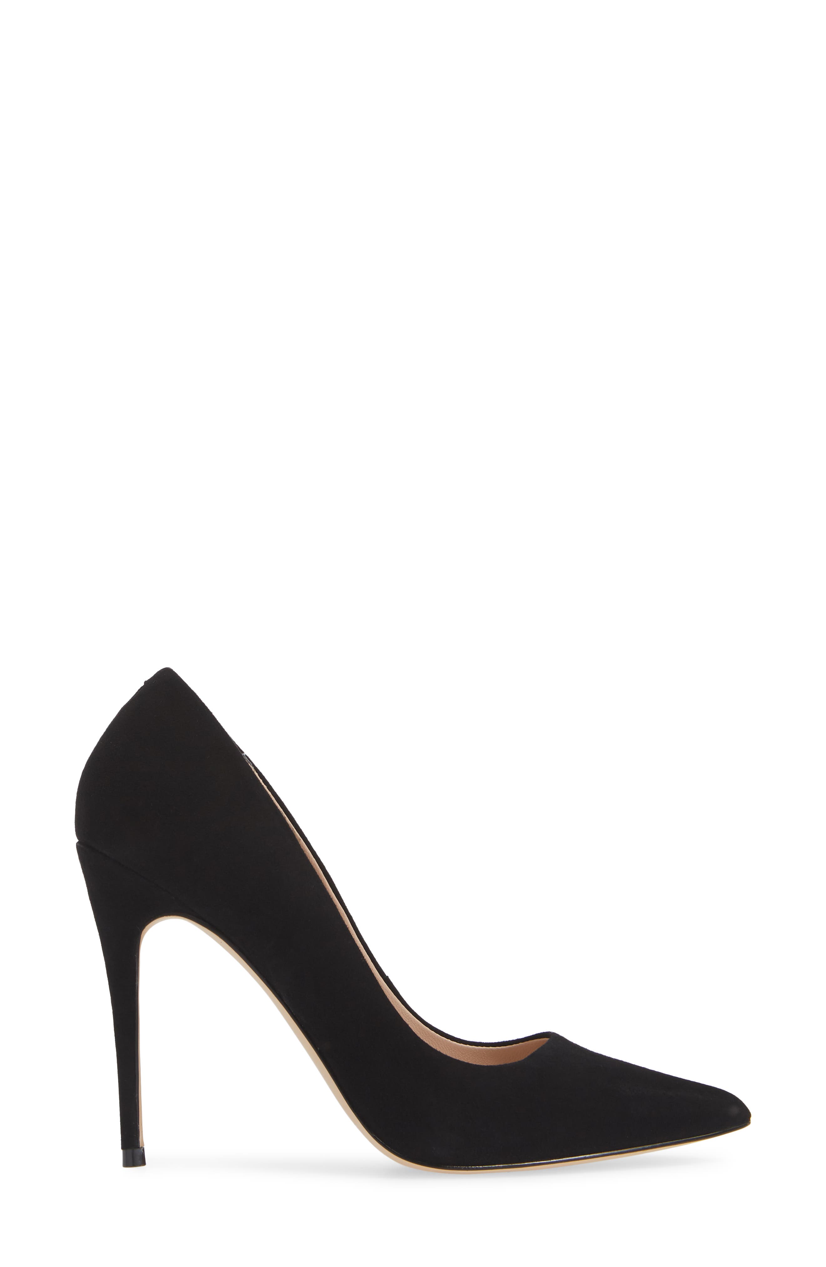 Emma Pump (Nordstrom Exclusive), Alternate, color, BLACK SUEDE