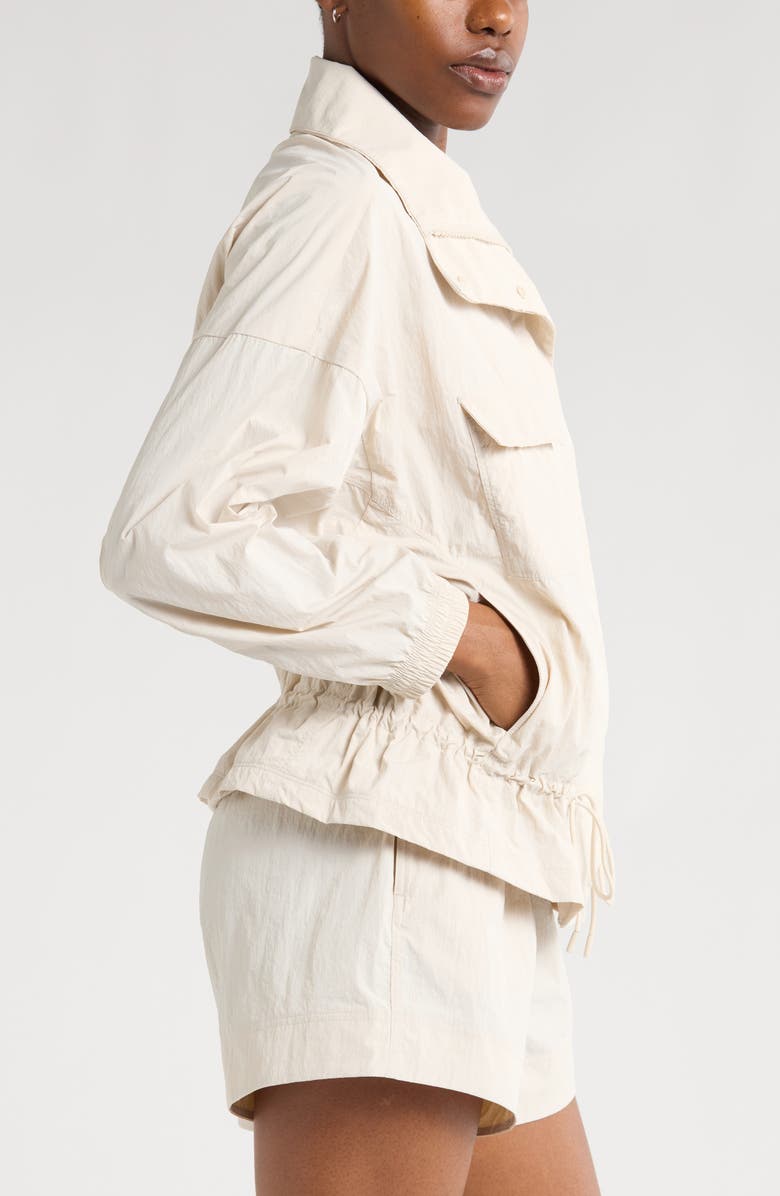 Zella Road Trip Crinkle Jacket, Alternate, color, Grey Moonbeam