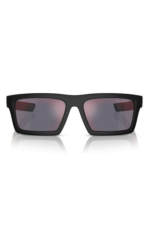 55mm Rectangular Sunglasses