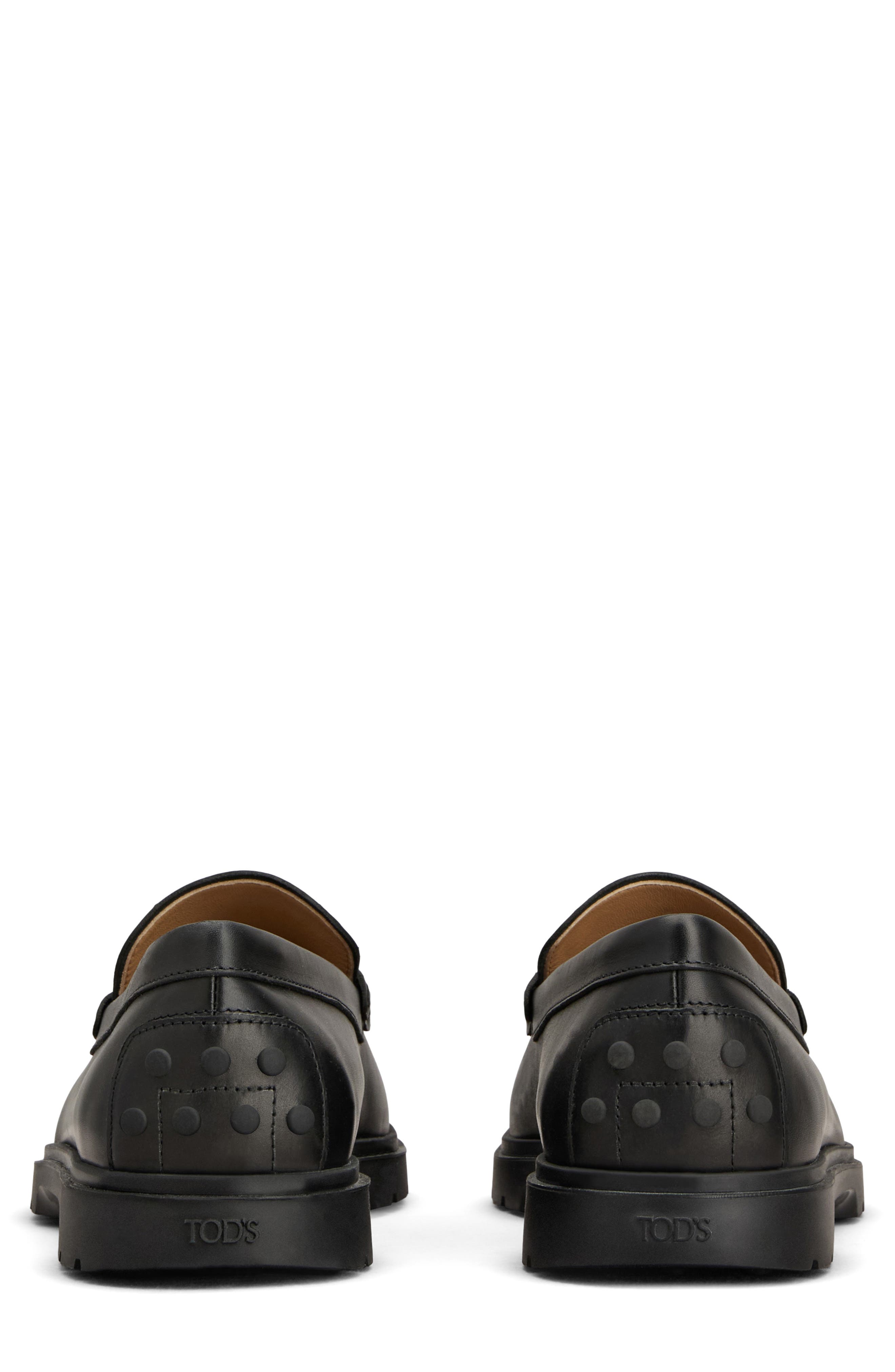 Selleria Leather Loafer, Alternate, color, NERO