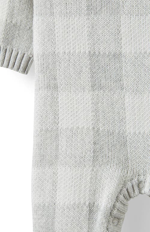 Cotton On Kids Organic Knit Long Sleeve All In One In Gray
