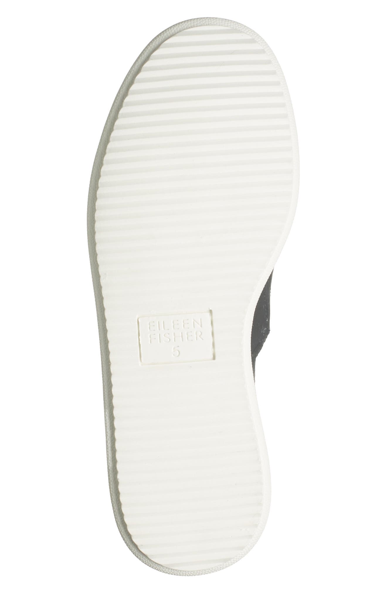 Eileen Fisher Panda Leather Slip-On Sneaker, Alternate, color, 