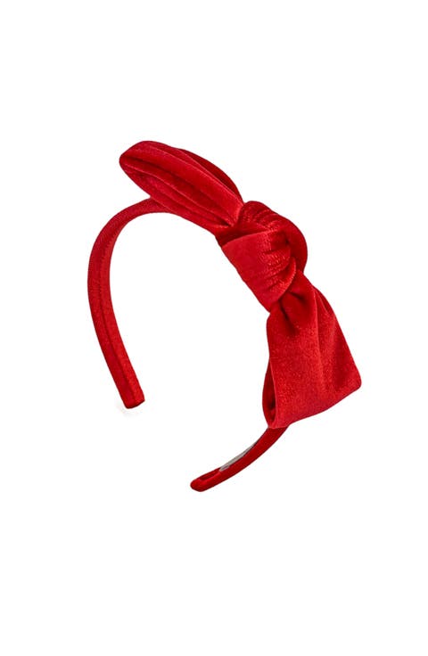 Velvet Bow Headband (Little Kid, Big Kid)