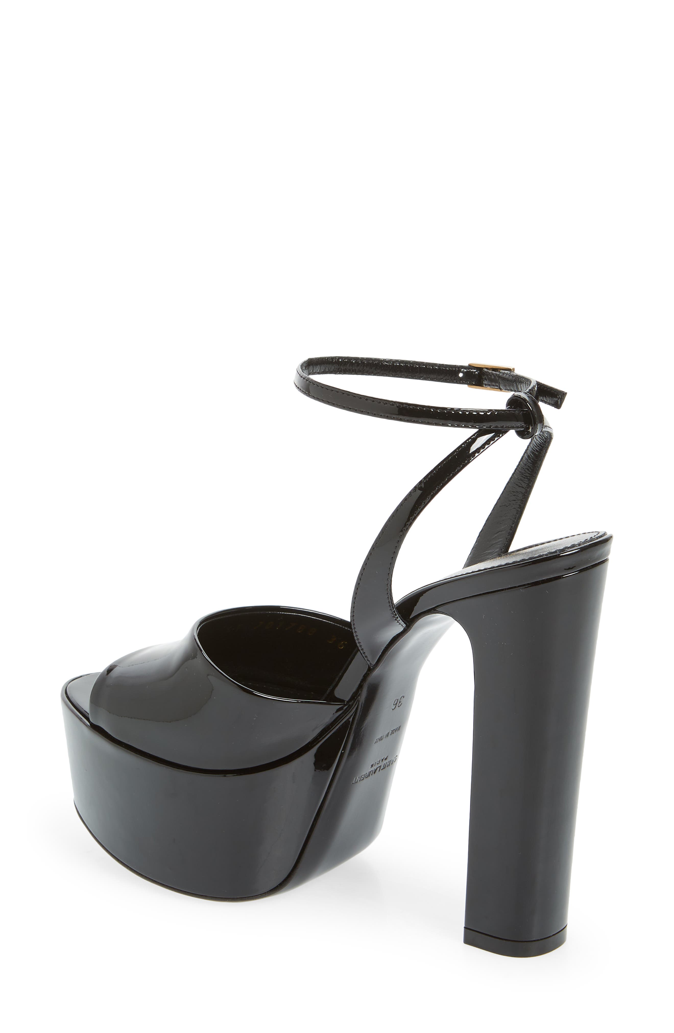 Saint Laurent Jodie Platform Sandal, Alternate, color, 