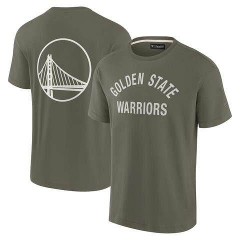 Unisex Fanatics Signature Olive Golden State Warriors Elements Super Soft Short Sleeve T-Shirt