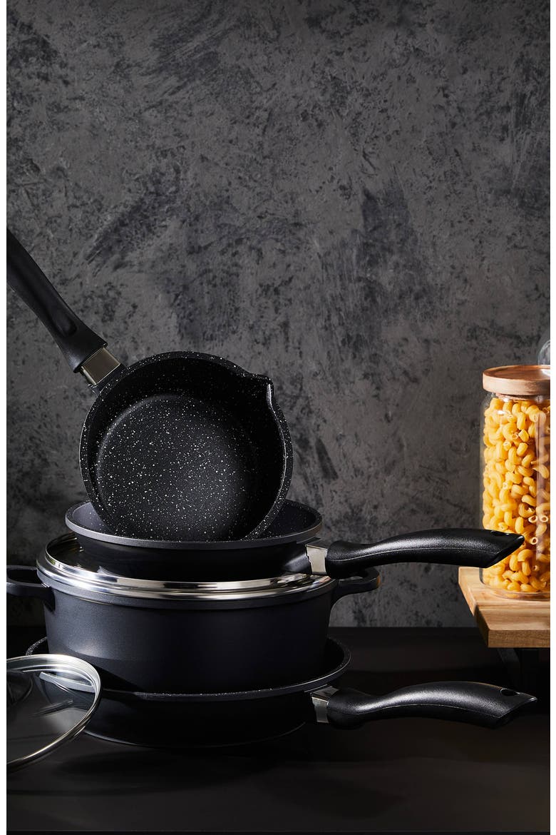 STONE™ 6-Piece Cookware Set, Alternate, color, BLACK