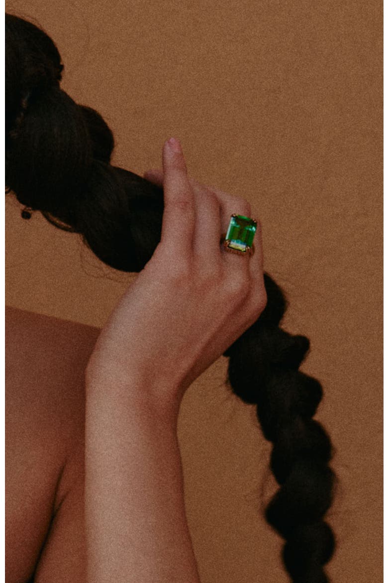 Lime Glow Ring, Alternate, color, Green & Gold
