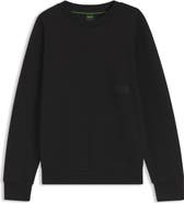BOSS Cotton Blend Crewneck Sweatshirt