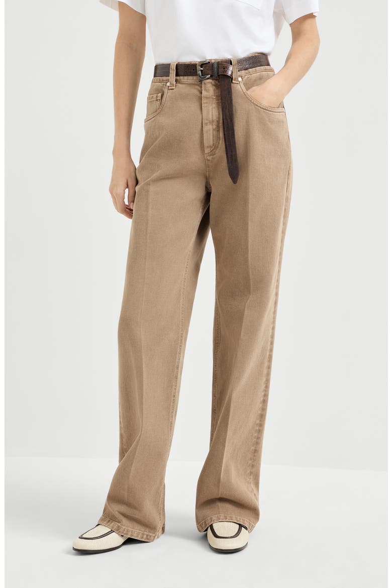 Contemporary Loose trousers, Main, color, Light Brown
