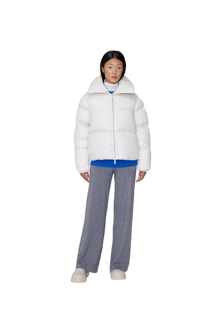 GISELE SHORT | Down Puffer Jacket, Main, color, Ivory