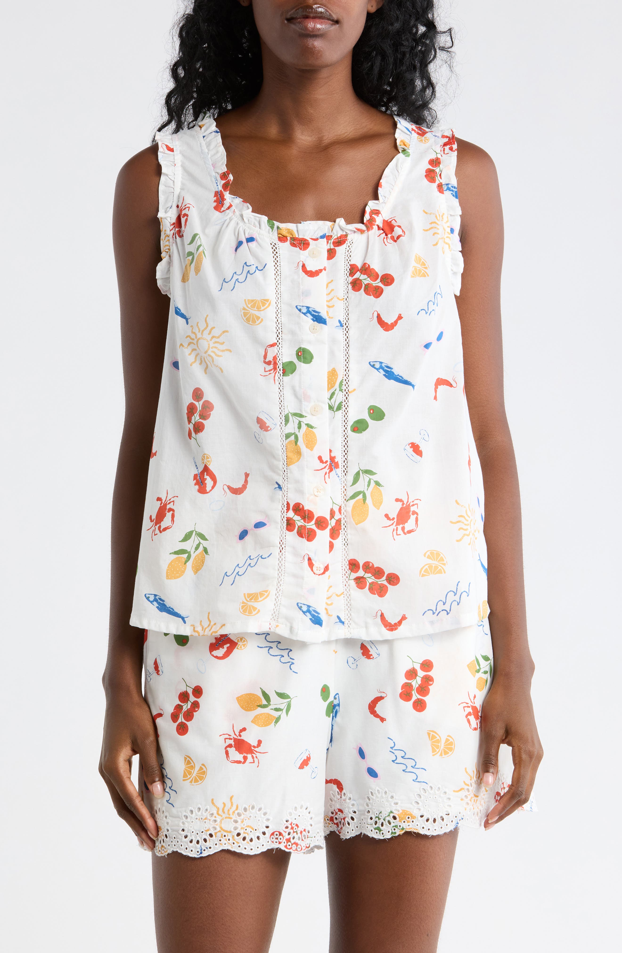 C & C California Katina Cotton Tank Top