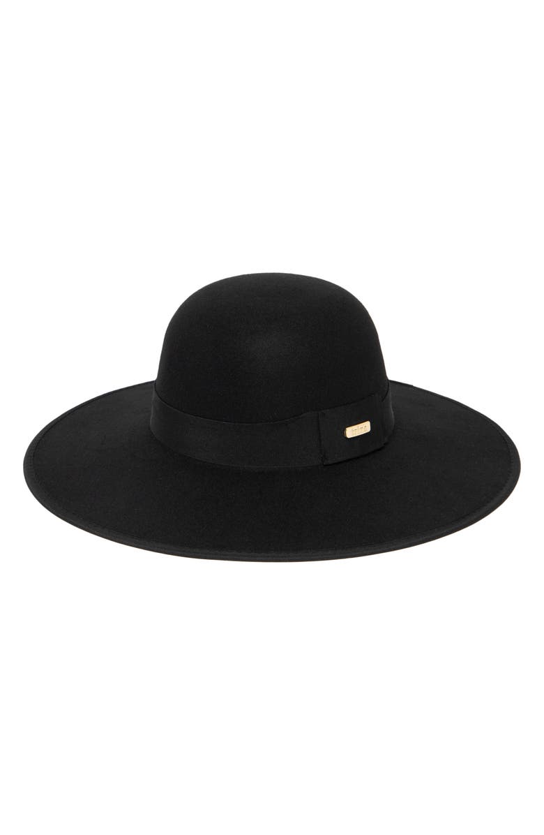 San Diego Hat Candace Floppy Hat, Main, color, Black