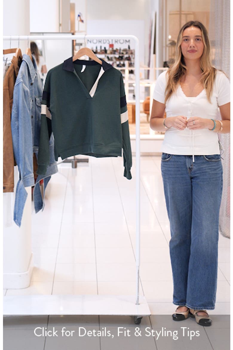 Lourdes Colorblock Fleece Sweatshirt video