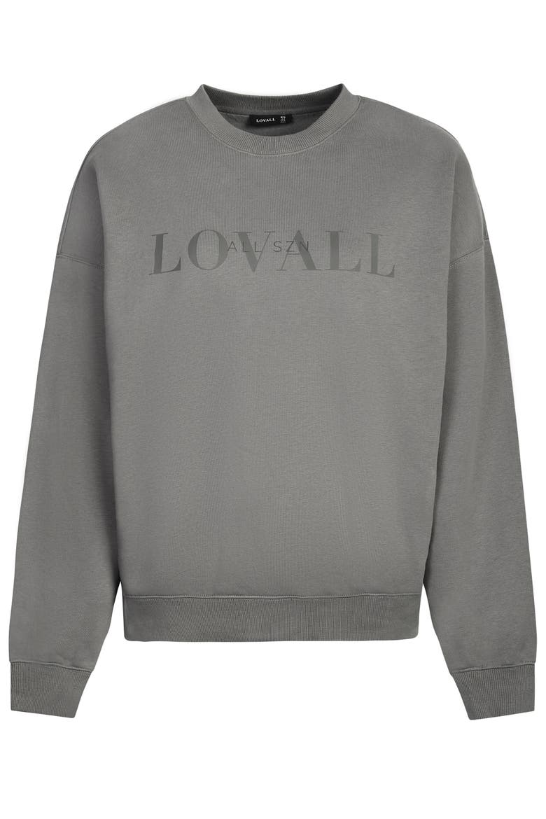ALL SZN Oversized Sweatshirt, Alternate, color, Slate Green