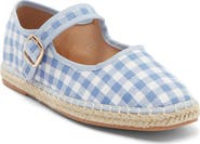 TOP MODA Fallon Gingham Mary Jane Flat