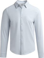 True Classic Stripe Stretch Oxford Performance Button-Up Shirt