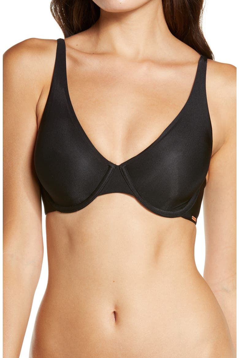 Infinite Comfort Underwire Bra, Main, color, BLACK