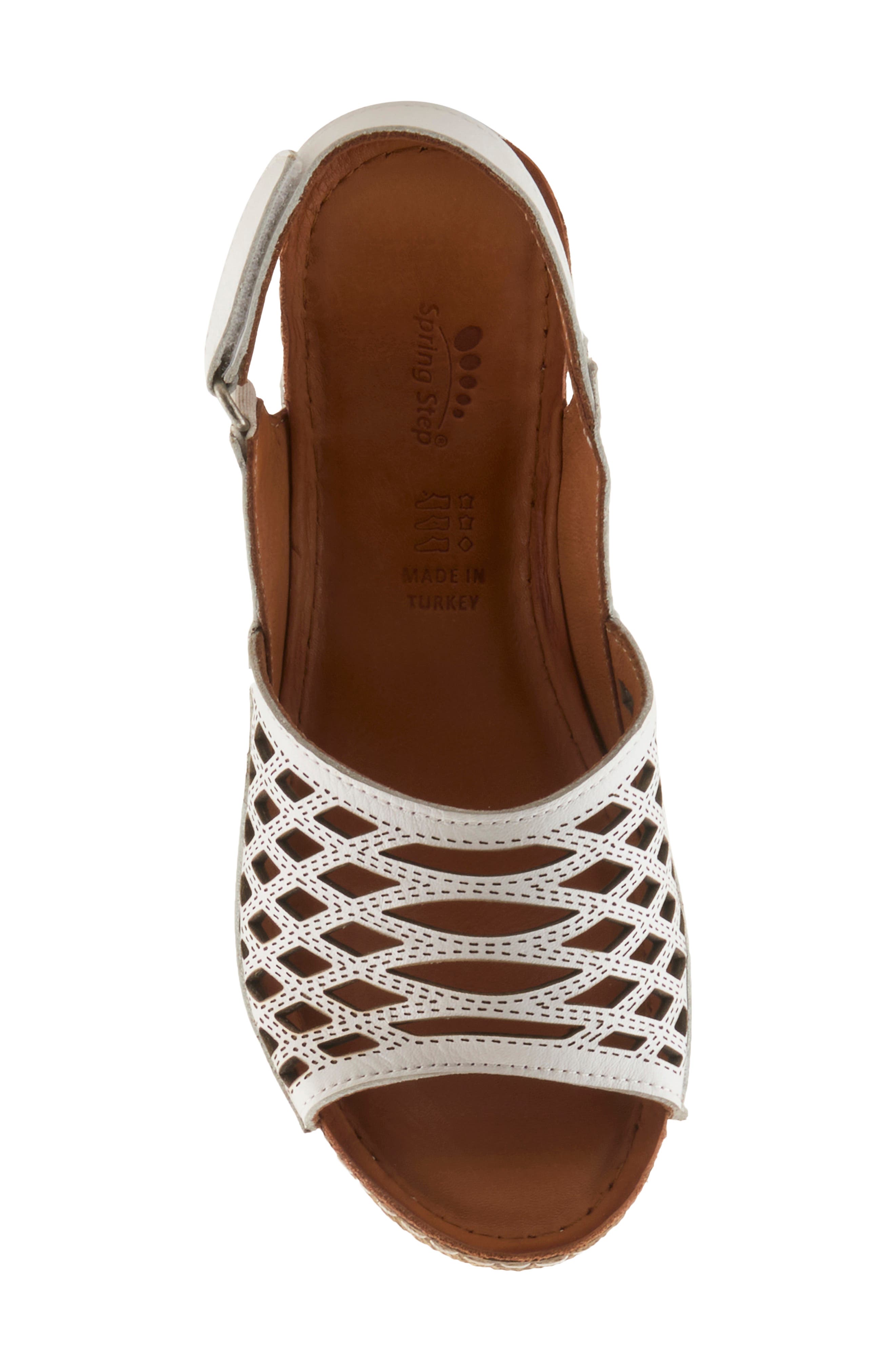 Denair Sandal, Alternate, color, WHITE