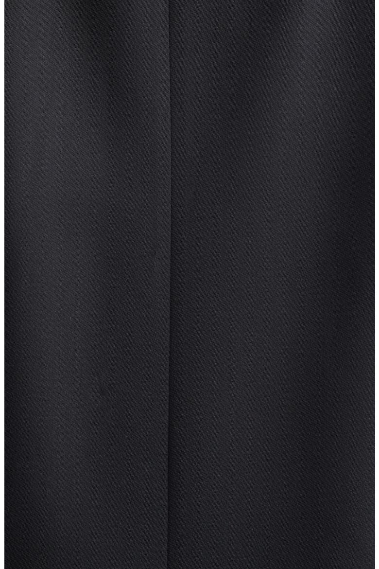 Raw Edge Wool Vest, Alternate, color, BLACK