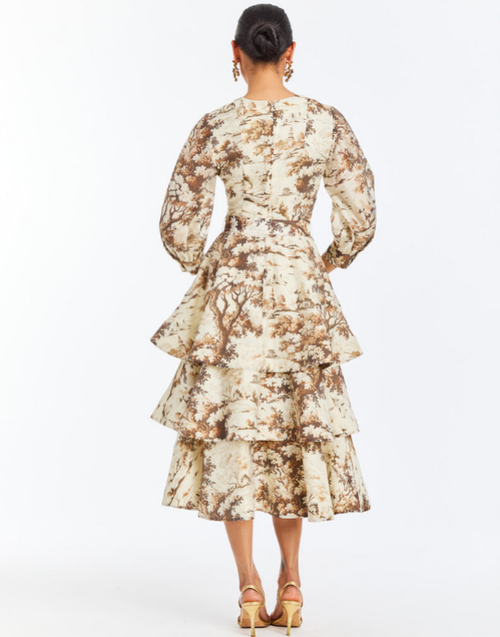 Mestiza New York Rhonda Convertible Midi Dress In Neutral