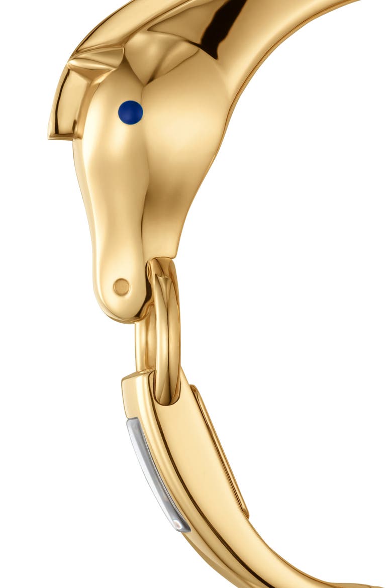 The Horse Bangle Watch, 27mm, Alternate, color, GOLD