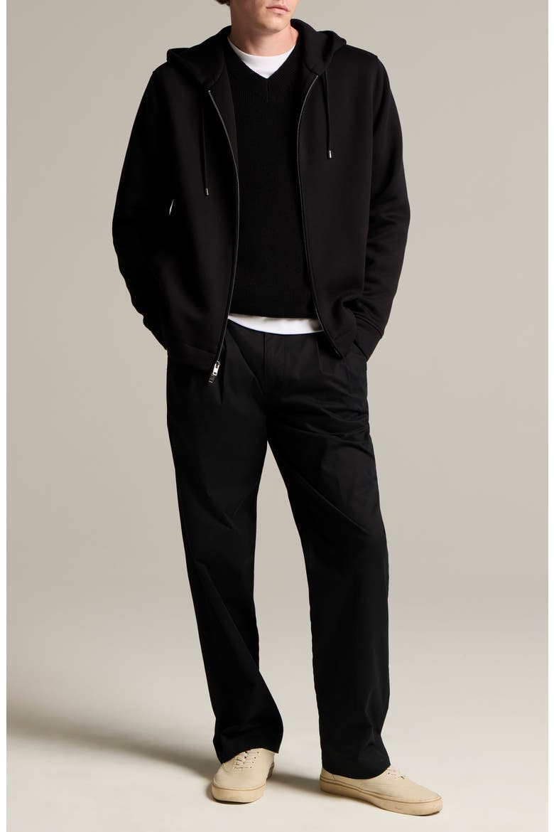 Scuba Full Zip Hoodie, Alternate, color, BLACK