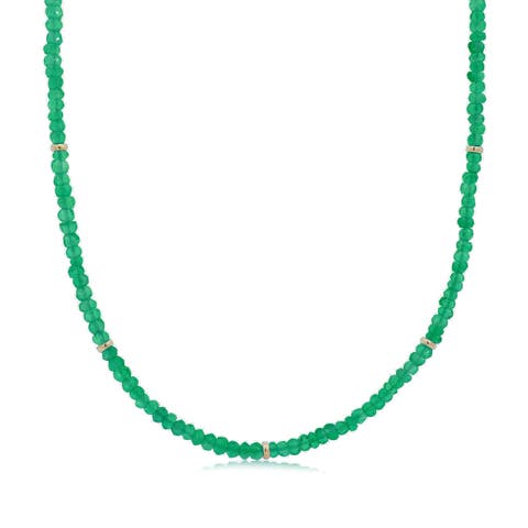 Green Onyx Bead Necklace