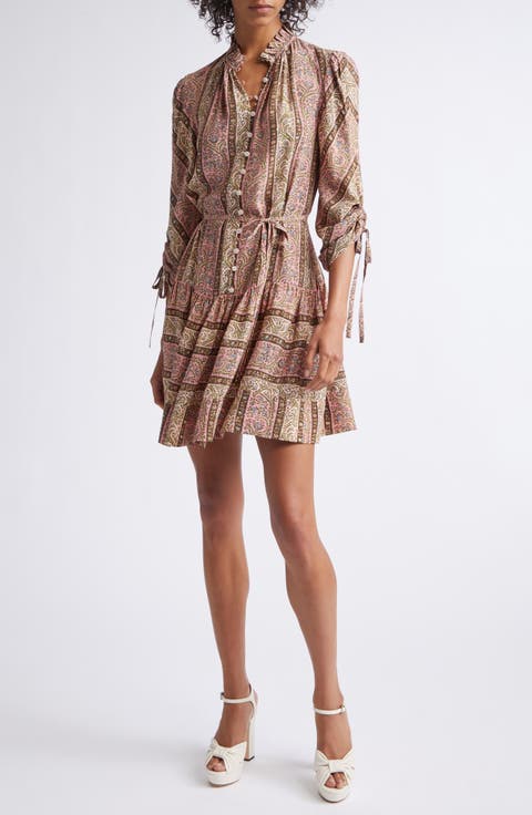 Junie Pepper Paisley Shirtdress
