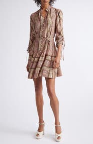 Cinq à Sept Junie Pepper Paisley Shirtdress