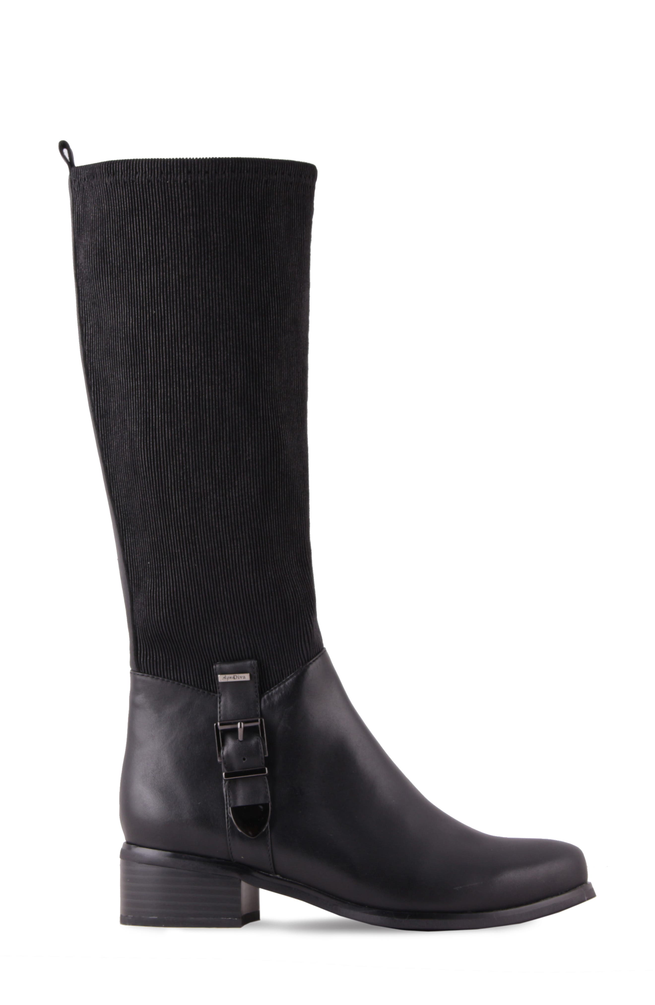 AquaDiva Kelly Water Resistant Knee High Boot, Alternate, color, 