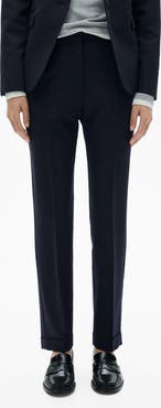 MANGO Straight Leg Suit Pants