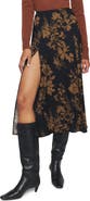 Reformation Zoe Side Slit Midi Skirt