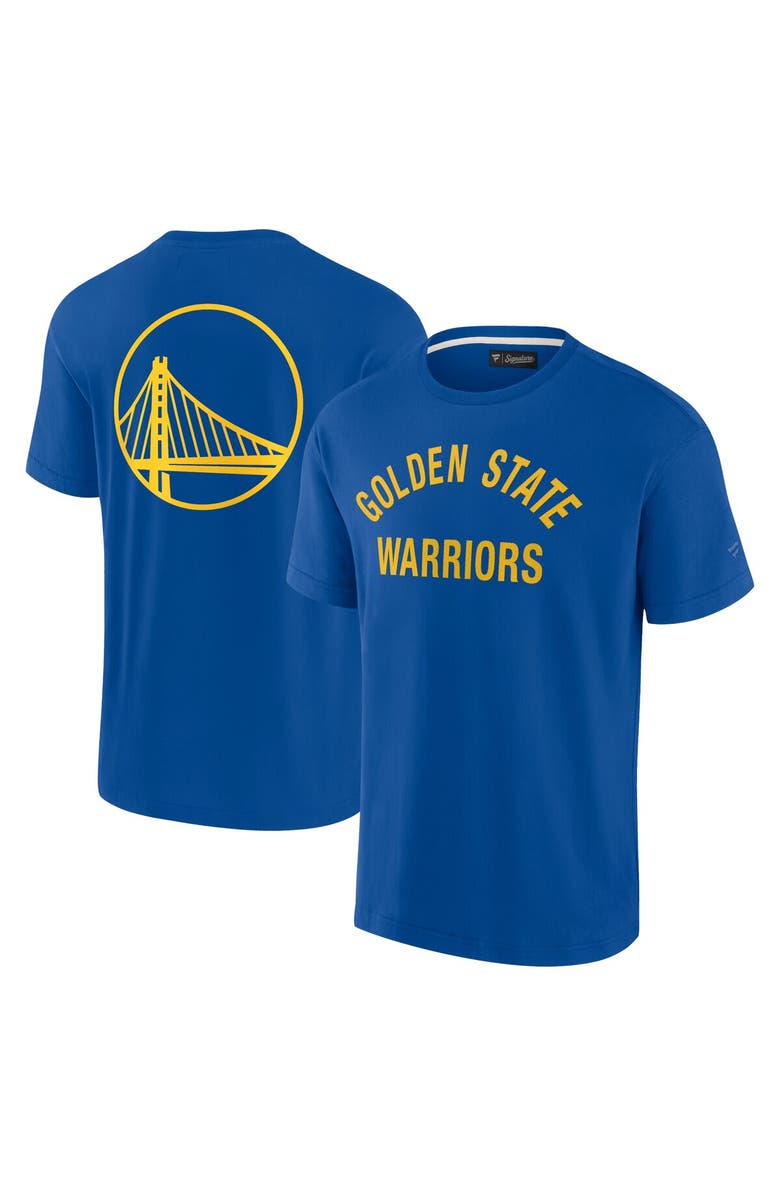 Fanatics Signature Unisex Fanatics Signature Royal Golden State Warriors Elements Super Soft Short Sleeve T-Shirt, Alternate, color, Royal