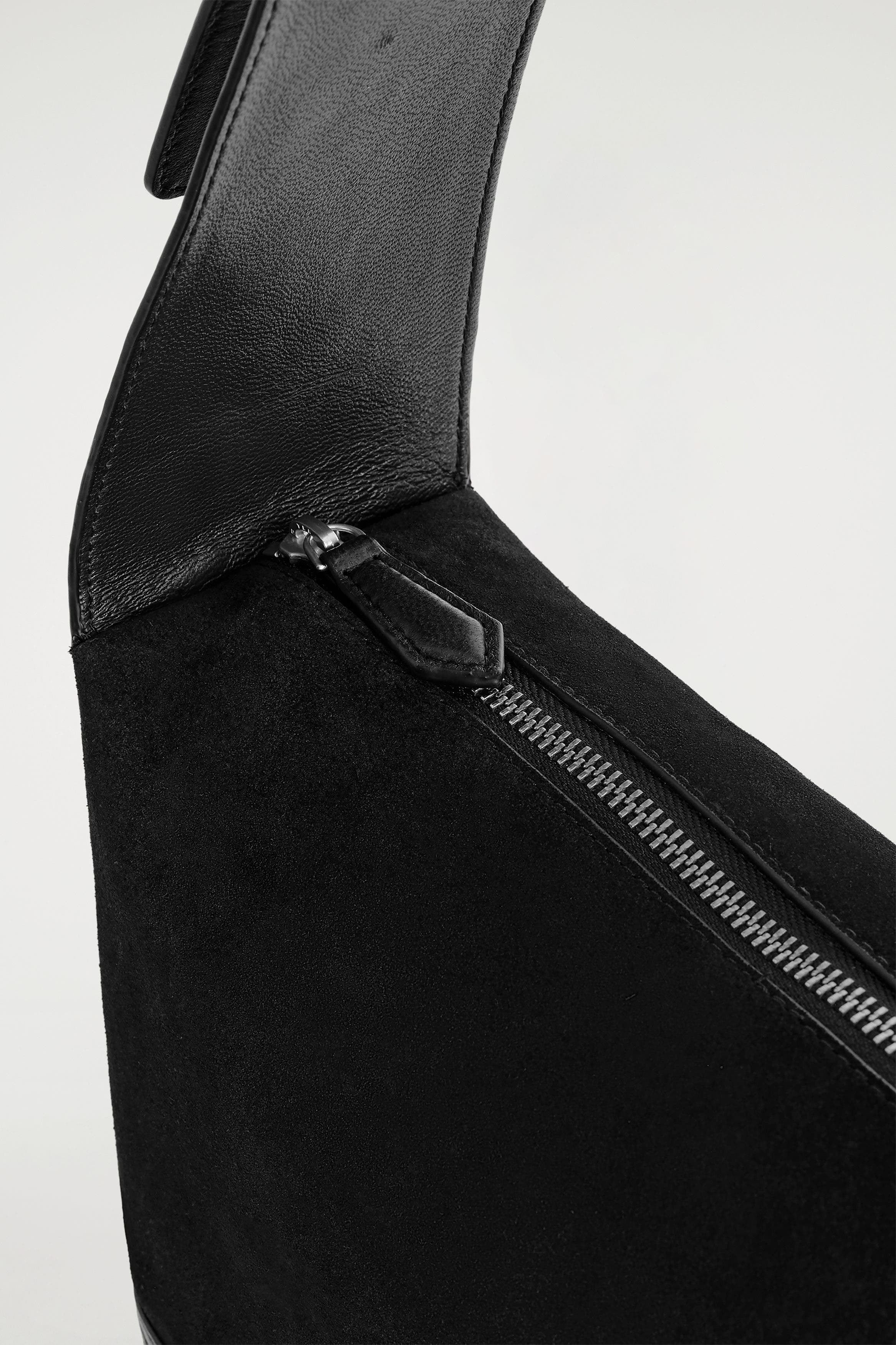COS Agenda Shoulder Bag - Leather, Alternate, color, Black