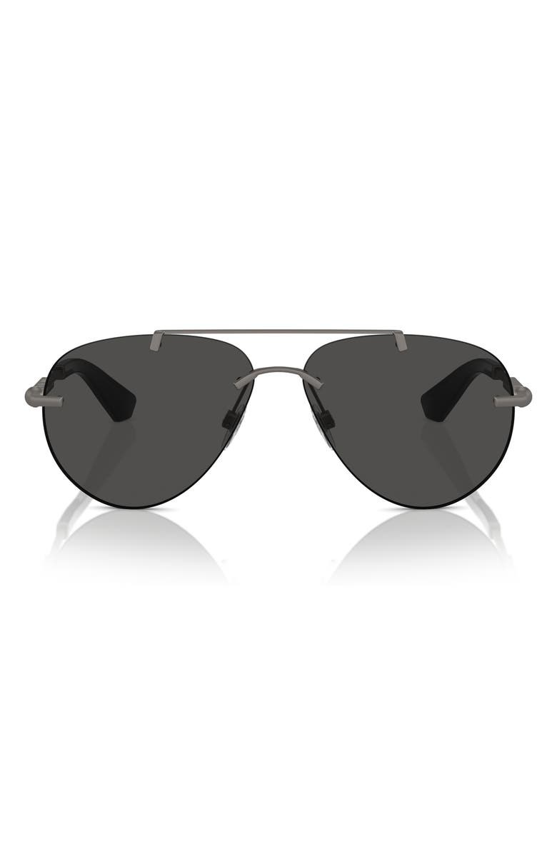 Burberry 60mm Pilot Sunglasses, Alternate, color,