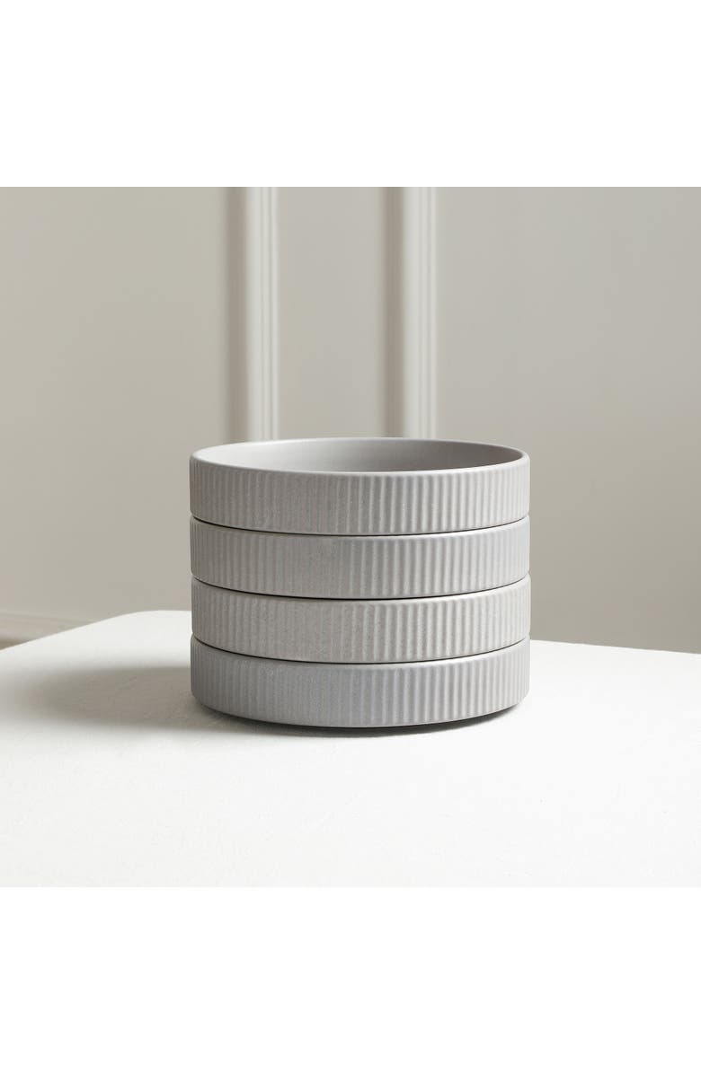 Stone Lain Haven Stoneware 4-Piece Pasta Bowl Set, Alternate, color, 