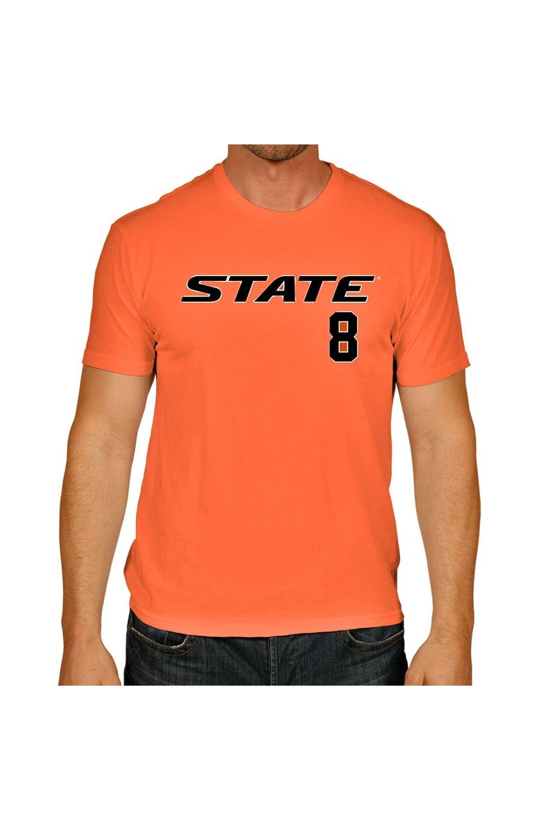 Retro Brand Men's Original Retro Brand Andrew Heaney Orange Oklahoma State Cowboys Baseball Name & Number T-Shirt, Alternate, color, 